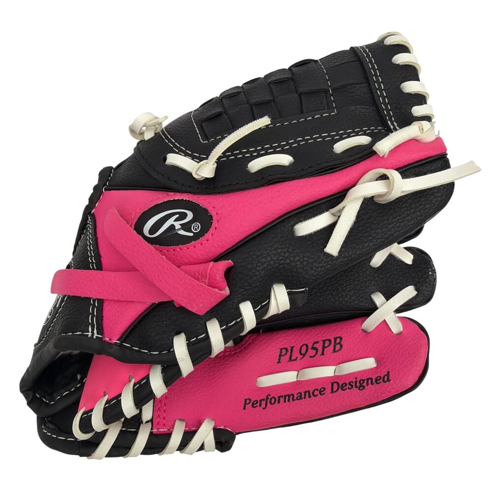 Rawlings Players Series PL95PB Pink Black Baseball Softball Glove RHT
